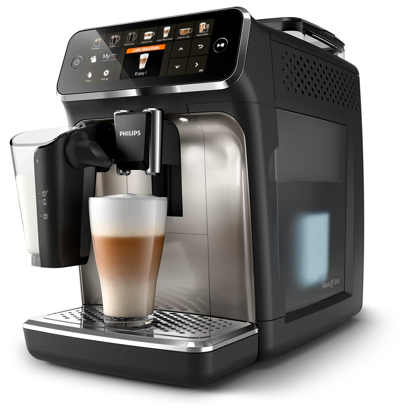 Philips BaristaPro Series 5400 – Black / Chrome