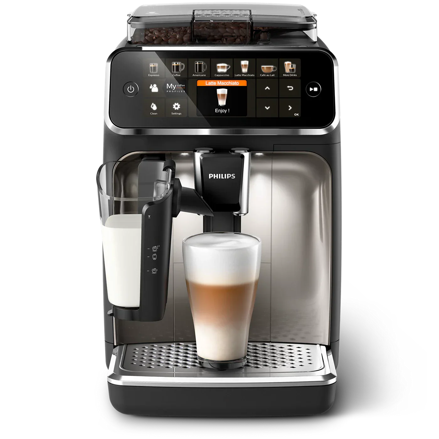 Philips BaristaPro Series 5400 – Black / Chrome