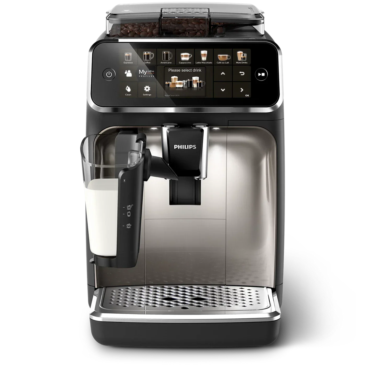 Philips BaristaPro Series 5400 – Black / Chrome