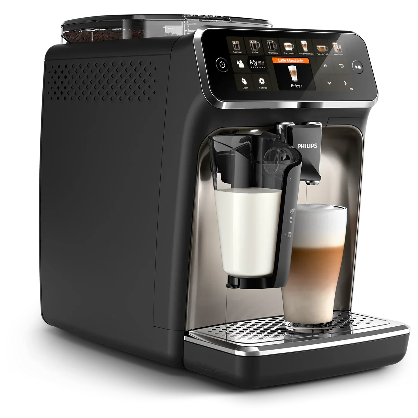 Philips BaristaPro Series 5400 – Black / Chrome