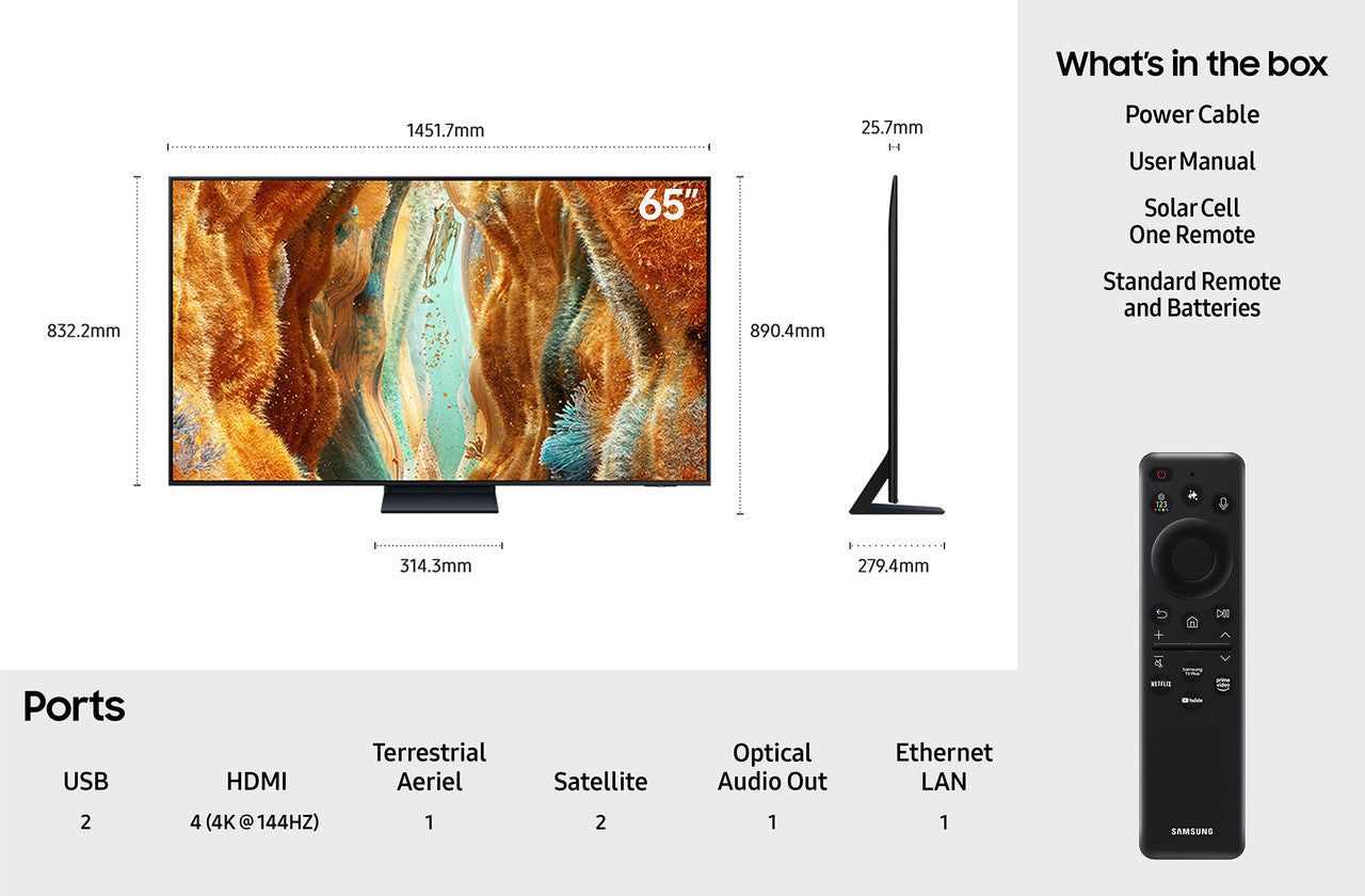 85" Neo QLED QN85F 4K Vision AI Smart TV (2025)
